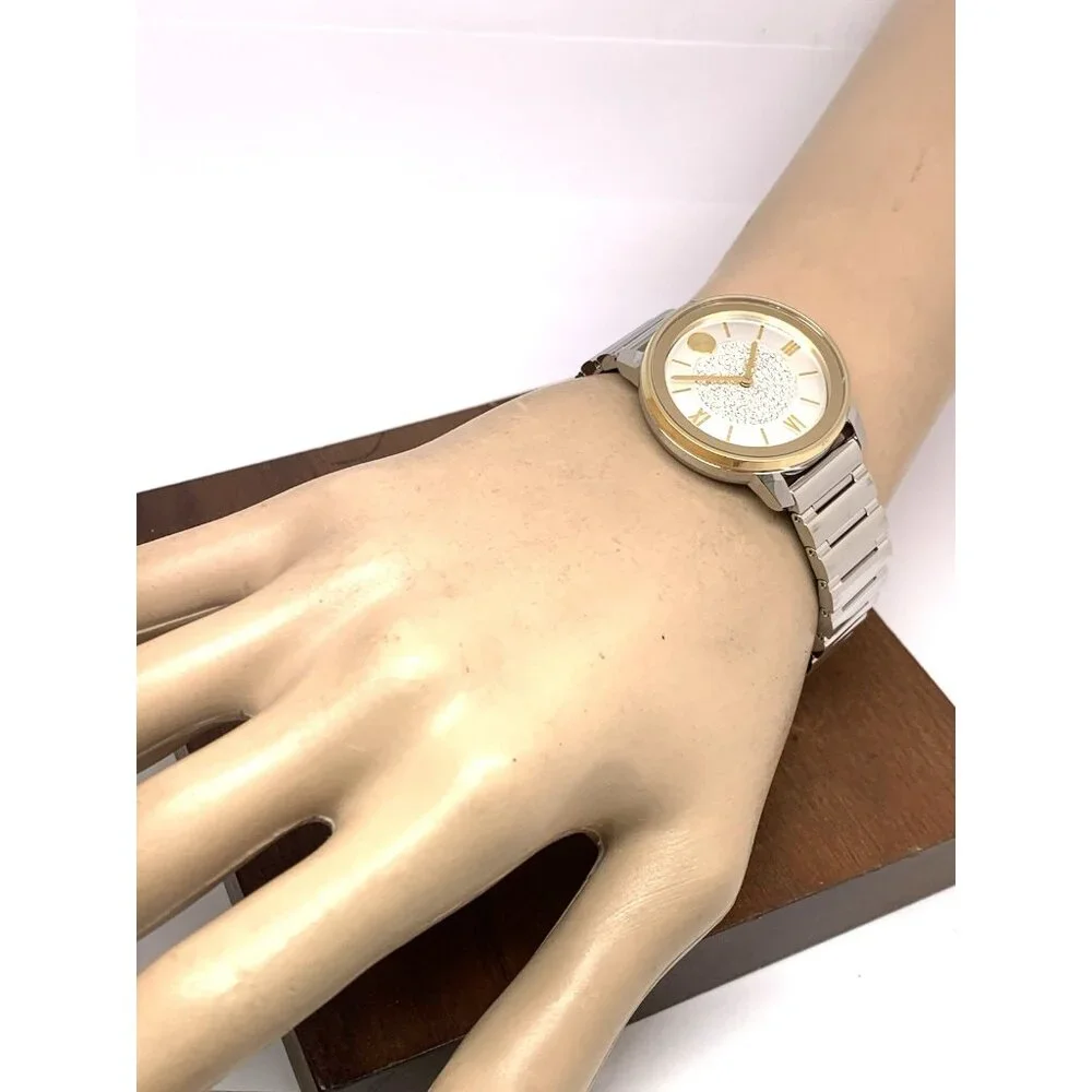 Movado Women's Watch 3600660 Bold Swiss Quartz Two Tone Stainless Steel 32mm